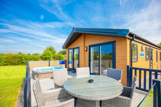 Photo of a Lodge in Devon countryside with a Hot Tub